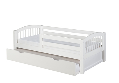 Day Bed Front Guard Rail Trundle Spindle White